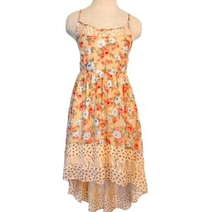 ILLA ILLA FLORAL HIGH LOW DRESS SIZE SMALL